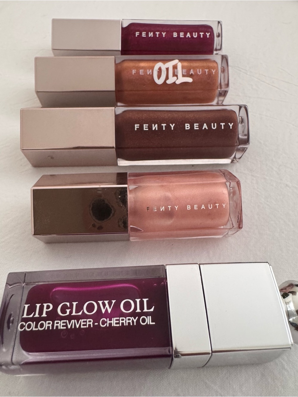 Lip Oil Bundle: Dior and Fenty Beauty Lip Glow Oil